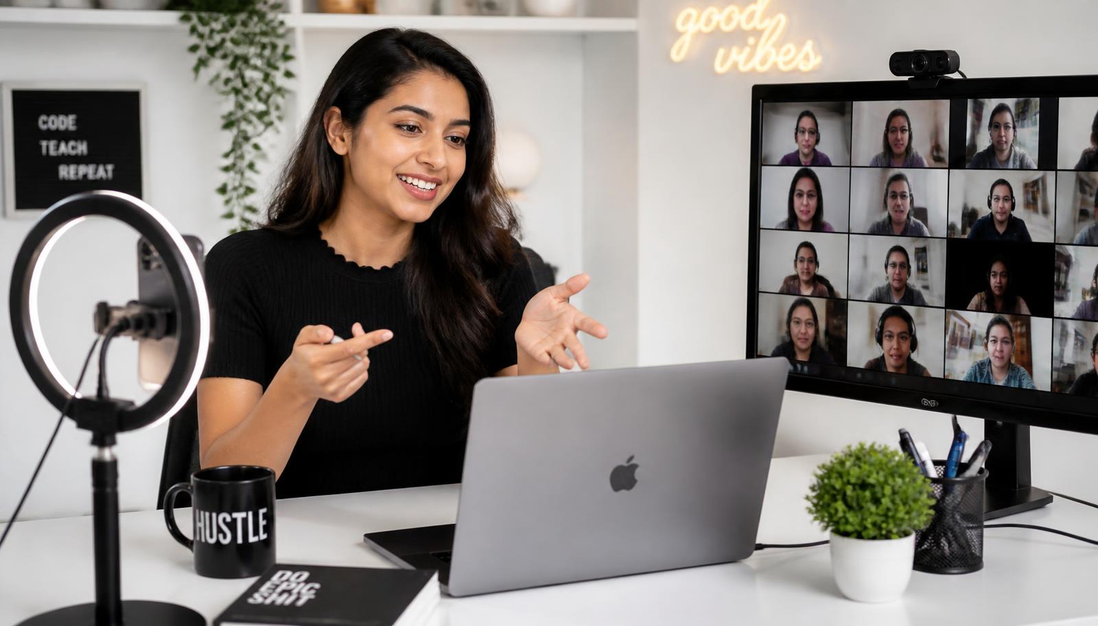 FutureLing IT trainer mentoring learners online